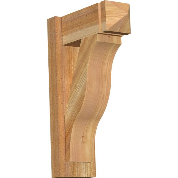 Ekena Millwork Funston Arts & Crafts Rough Sawn Outlooker, Western Red Cedar, 6"W x 14"D x 22"H OUT06X14X22FST03RWR - main